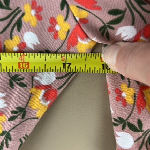 NWT GILLI Floral Faux Wrap Jersey Knit Dress - Picture 6 of 10